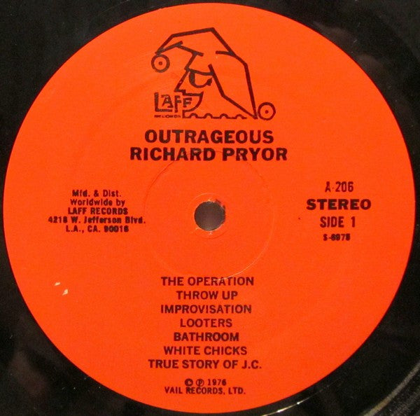 Richard Pryor : Outrageous (LP, Album)