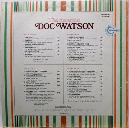 Doc Watson : The Essential Doc Watson (2xLP, Comp, RE)