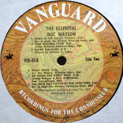 Doc Watson : The Essential Doc Watson (2xLP, Comp, RE)