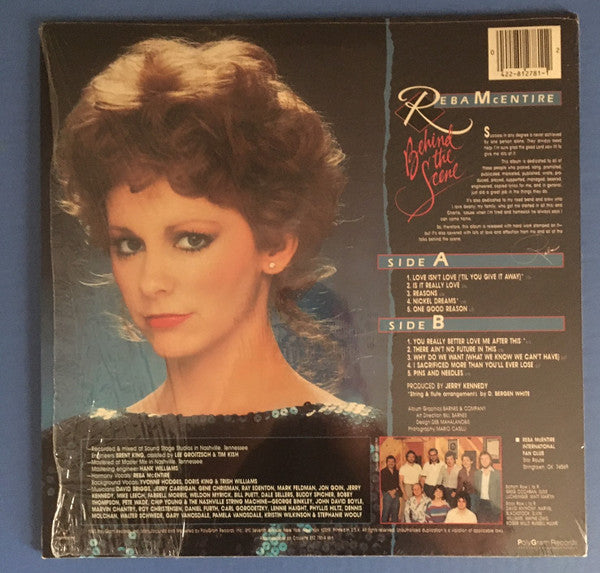 Reba McEntire : Behind The Scene (LP, Album)