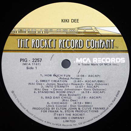 Kiki Dee : Kiki Dee (LP, Album)