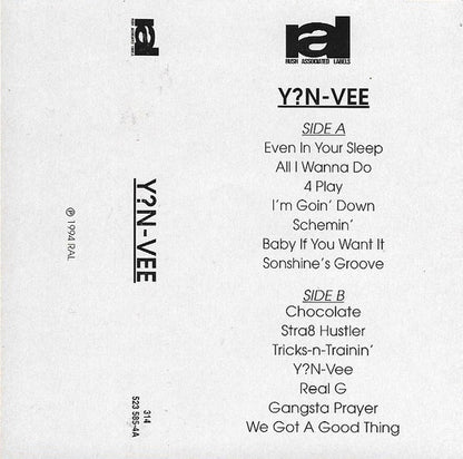 Y?N-Vee* : Y?N-Vee (Cass, Album, Promo)