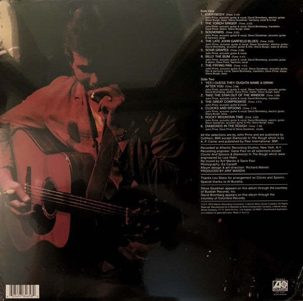John Prine : Diamonds In The Rough (LP, Album, RE, 180)