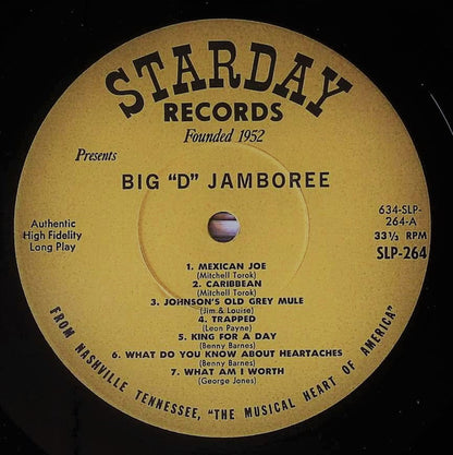 Various : Big "D" Jamboree (LP, Album)