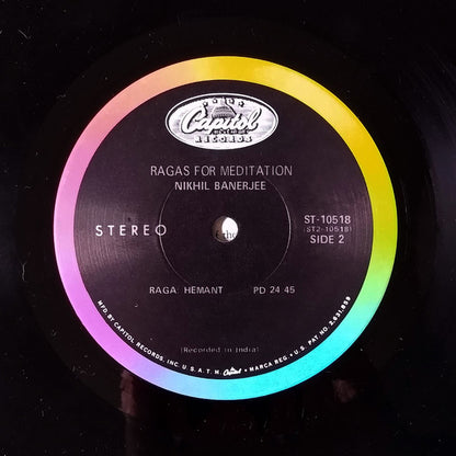 Nikhil Banerjee : Ragas For Meditation (LP)