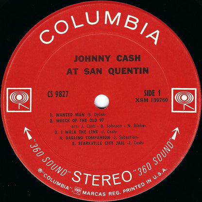 Johnny Cash : Johnny Cash At San Quentin (LP, Album)