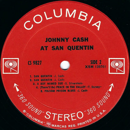 Johnny Cash : Johnny Cash At San Quentin (LP, Album)