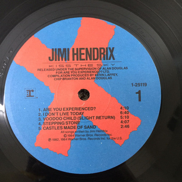 Jimi Hendrix : Kiss The Sky (LP, Comp)