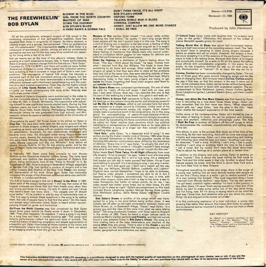 Bob Dylan : The Freewheelin' Bob Dylan (LP, Album, Mono, Pit)