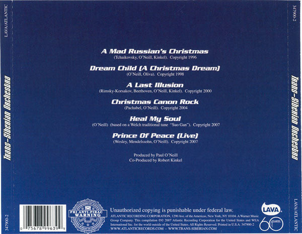 Trans-Siberian Orchestra : Trans-Siberian Orchestra (CD, Comp)