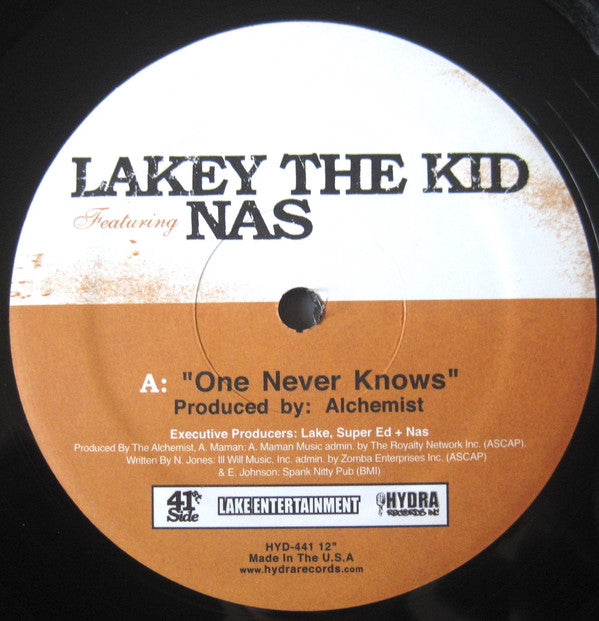 Lakey The Kid* : One Never Knows / Gutter Block King (12")