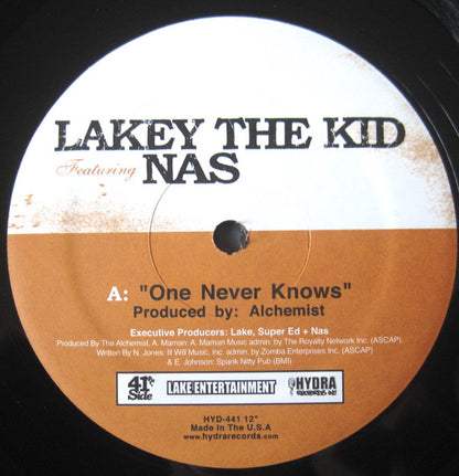 Lakey The Kid* : One Never Knows / Gutter Block King (12")