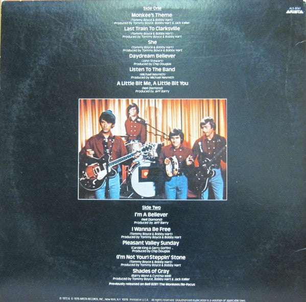 The Monkees : Greatest Hits (LP, Comp, RE, Ind)