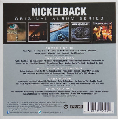 Nickelback : Original Album Series (5xCD, Album, RE + Box, Comp, Sli)