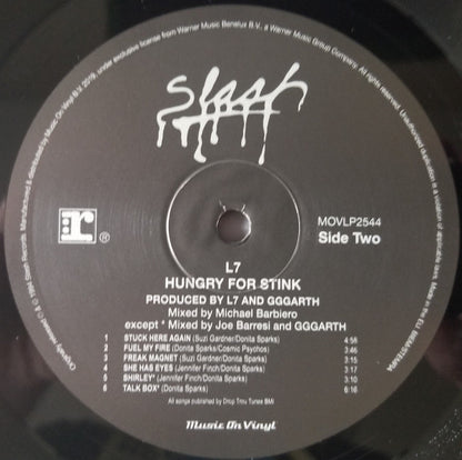 L7 : Hungry For Stink (LP, Album, RE, 180)