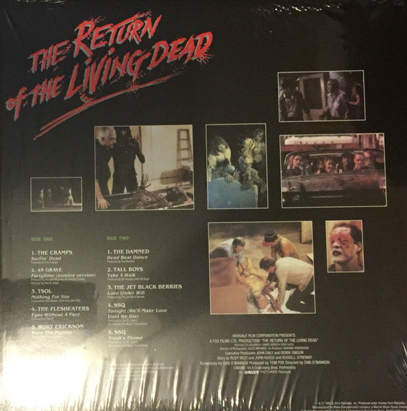 Various : The Return Of The Living Dead - Original Soundtrack (LP, Album, Ltd, RE, Cle)