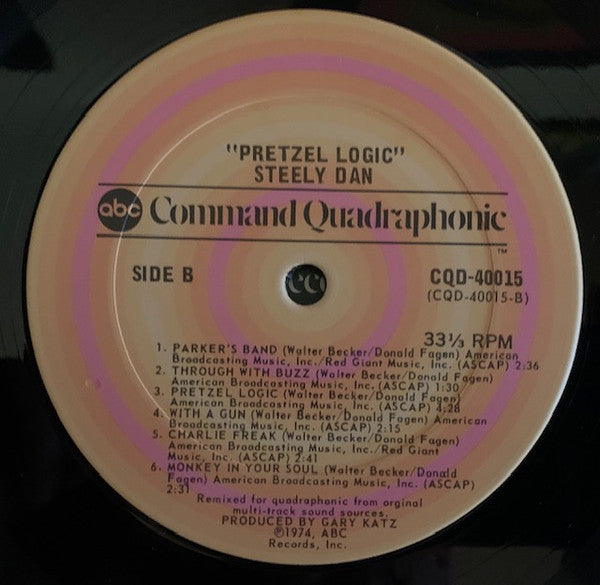 Steely Dan : Pretzel Logic (LP, Album, Quad, RE, San)