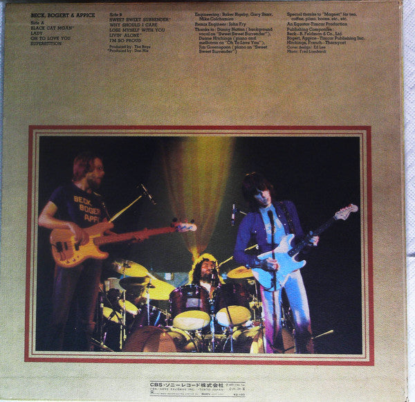 Beck, Bogert & Appice : Beck, Bogert & Appice (LP)