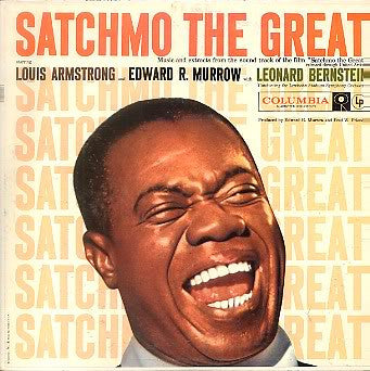 Louis Armstrong and Edward R. Murrow With Leonard Bernstein : Satchmo The Great (LP, Mono, Hol)
