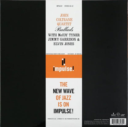 John Coltrane Quartet* : Ballads (LP, Album, RE, RM, 180)