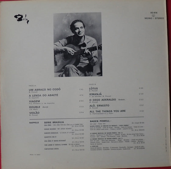 Baden Powell : Aquarelles Du Brésil (LP)
