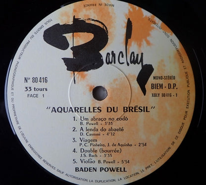Baden Powell : Aquarelles Du Brésil (LP)
