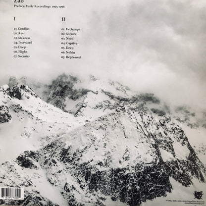 ZAO : Preface: Early Recordings 1995-1996 (LP, Comp, Ltd, RM, Blu)