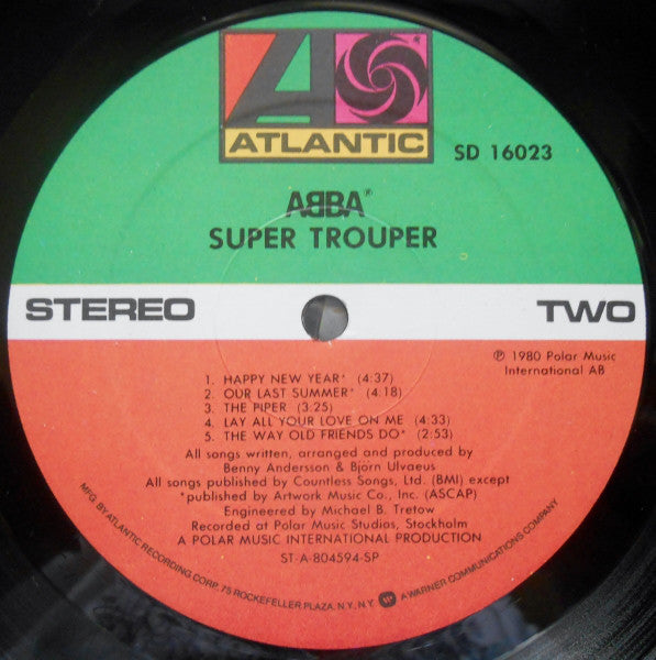 ABBA : Super Trouper (LP, Album, SP )