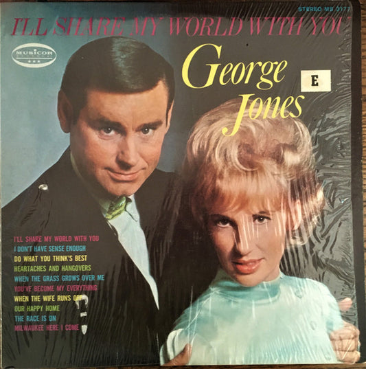 George Jones (2) : I'll Share My World With You (LP, Album, Pit)