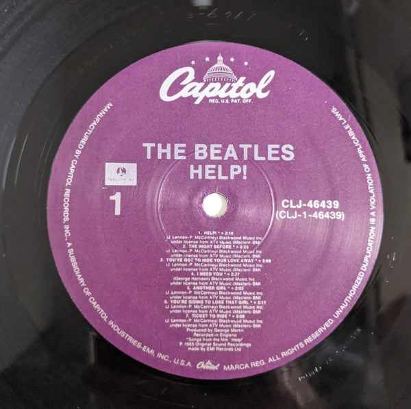 Buy The Beatles : Help! (LP, Album, RE, Pur) Online for a
