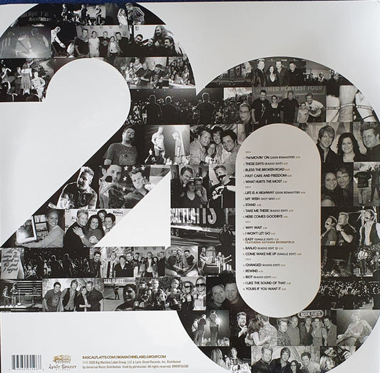 Rascal Flatts : Twenty Years Of Rascal Flatts - The Greatest Hits (2xLP, Comp)