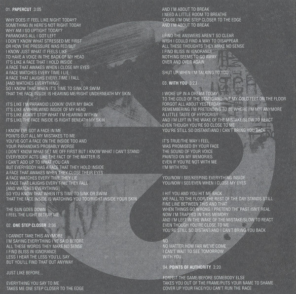 Linkin Park : Hybrid Theory (CD, Album, RE)