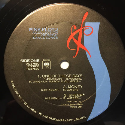Pink Floyd : A Collection Of Great Dance Songs (LP, Comp, RP, Pit)