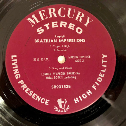 Respighi*, London Symphony Orchestra, Antal Dorati : The Birds / Brazilian Impressions (LP)