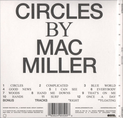 Mac Miller : Circles (CD, Album)