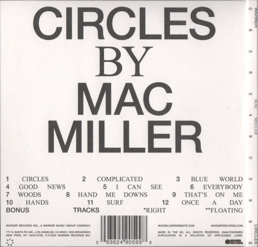 Mac Miller : Circles (CD, Album)