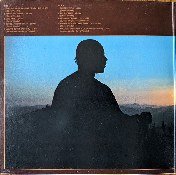 Stevie Wonder : Talking Book (LP, Album, RP, Sup)