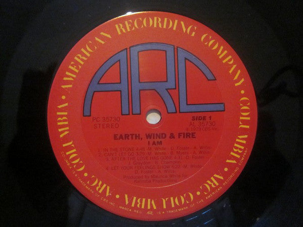 Earth, Wind & Fire : I Am (LP, Album, Pit)