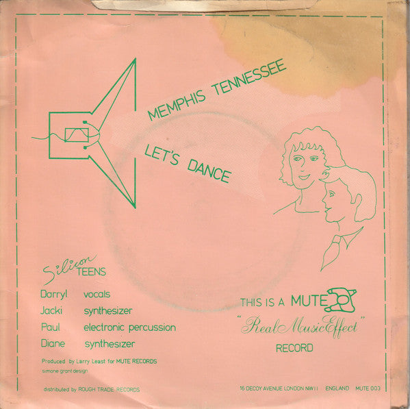 Silicon Teens : Memphis Tennessee (7", Single, Sol)