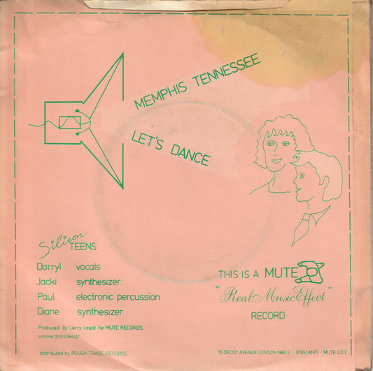 Silicon Teens : Memphis Tennessee (7", Single, Sol)