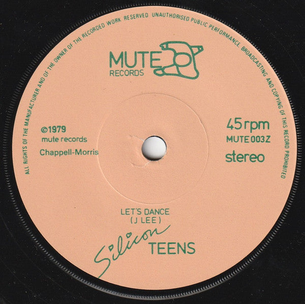 Silicon Teens : Memphis Tennessee (7", Single, Sol)