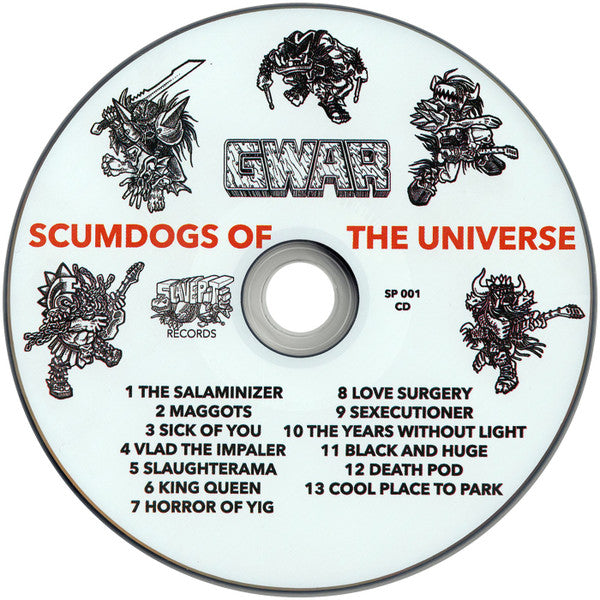 Gwar : Scumdogs Of The Universe (CD, Album, RE, RM, Dig)