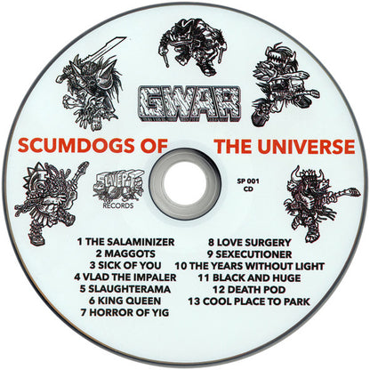 Gwar : Scumdogs Of The Universe (CD, Album, RE, RM, Dig)