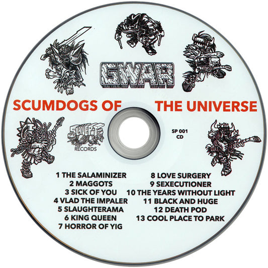 Gwar : Scumdogs Of The Universe (CD, Album, RE, RM, Dig)