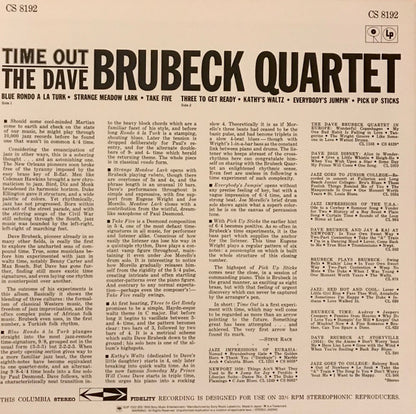 The Dave Brubeck Quartet : Time Out (LP, Album, Ltd, RE, 180)