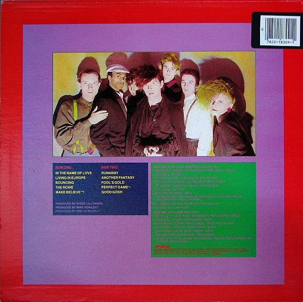 Thompson Twins : In The Name Of Love (LP, Album, RE, Ind)