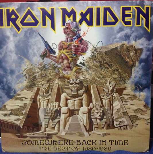 Iron Maiden : Somewhere Back In Time - The Best Of: 1980-1989 (2xLP, Comp, Pic, Gat)