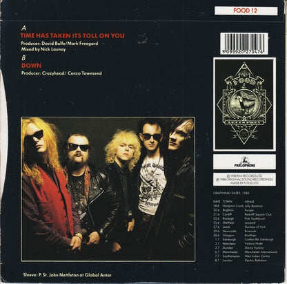 Crazyhead : Time Has Taken Its Toll On You (7", Single, Pap)