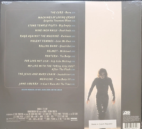 Various : The Crow (Original Motion Picture Soundtrack) (LP + LP, S/Sided, Etch + Album, Ltd, RE, RP, Red)