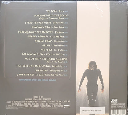 Various : The Crow (Original Motion Picture Soundtrack) (LP + LP, S/Sided, Etch + Album, Ltd, RE, RP, Red)